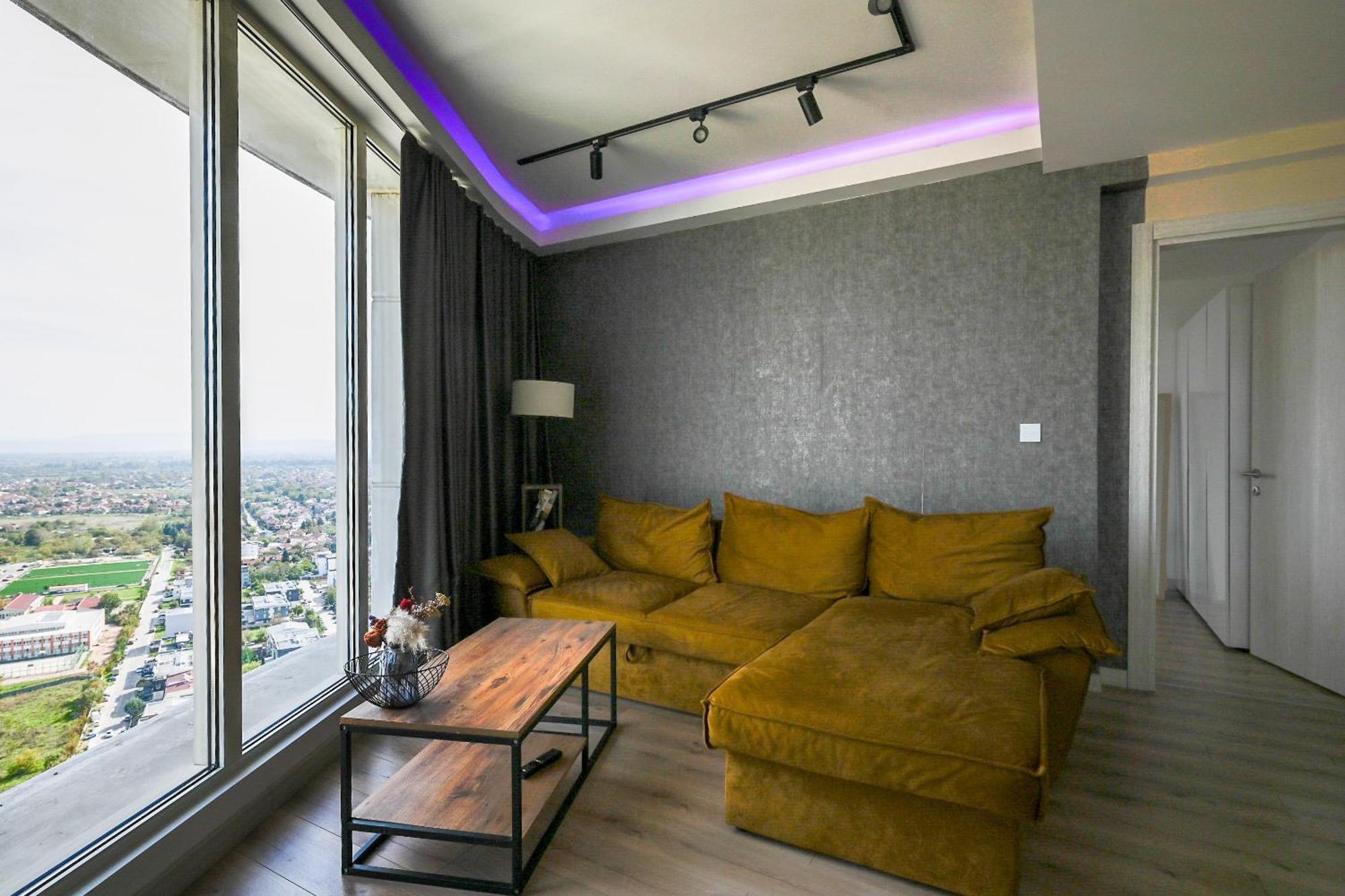 Alfred Sky Smart Apartment 29Th Spa Included سكوبجي المظهر الخارجي الصورة