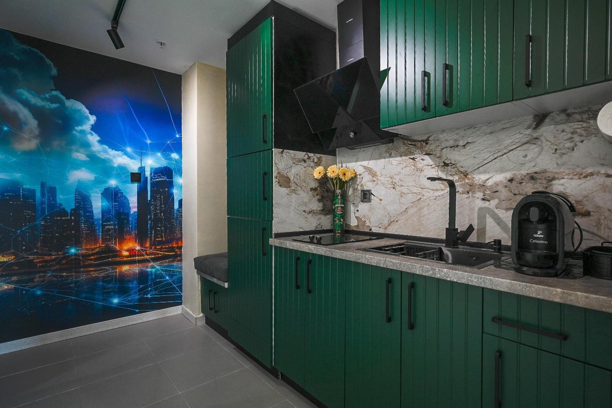 Alfred Sky Smart Apartment 29Th Spa Included سكوبجي المظهر الخارجي الصورة